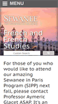 Mobile Screenshot of french.sewanee.edu