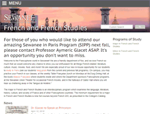 Tablet Screenshot of french.sewanee.edu