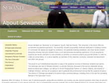 Tablet Screenshot of about.sewanee.edu