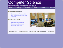 Tablet Screenshot of cs.sewanee.edu