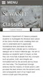 Mobile Screenshot of classics.sewanee.edu