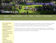 Tablet Screenshot of life.sewanee.edu