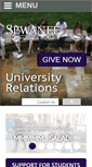 Mobile Screenshot of give.sewanee.edu