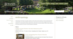 Desktop Screenshot of anthropology.sewanee.edu