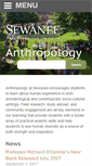 Mobile Screenshot of anthropology.sewanee.edu